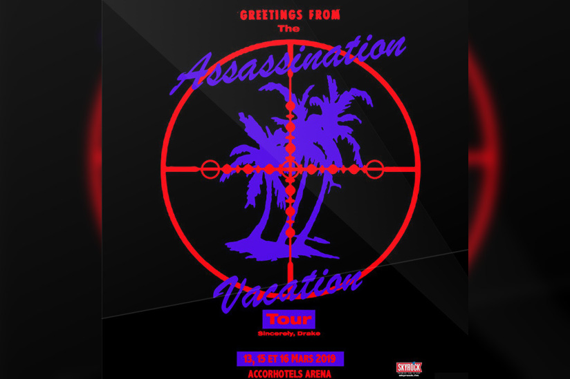 Drake live at Paris AccorHotels in March 2019