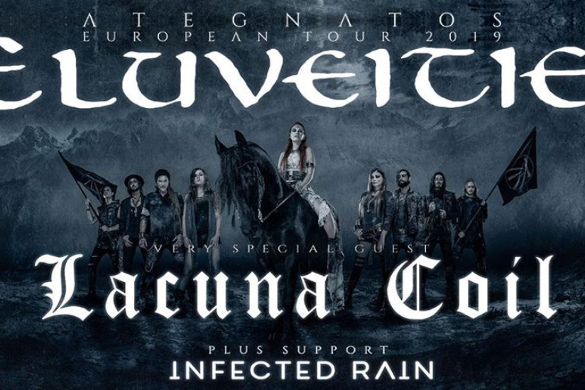 Eluveitie en concert à L'Elysée Montmartre en décembre 2019