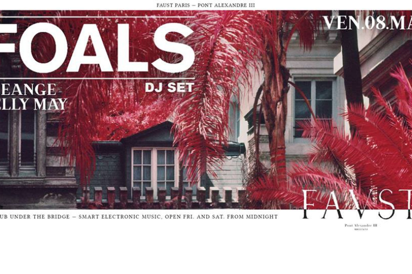 Foals en dj set au Faust