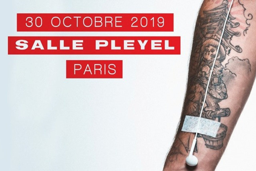 Keen’V en concert à La Salle Pleyel de Paris en octobre 2019