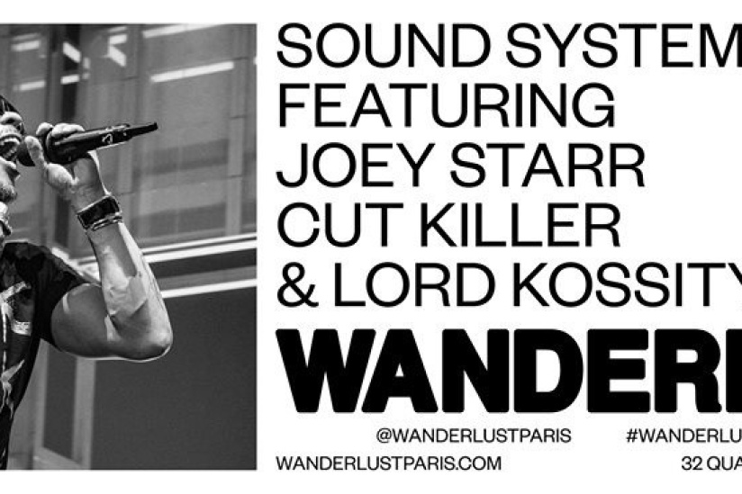 Sound System à Wanderlust avec Joey Starr, Cut Killer et Lord Kossity 