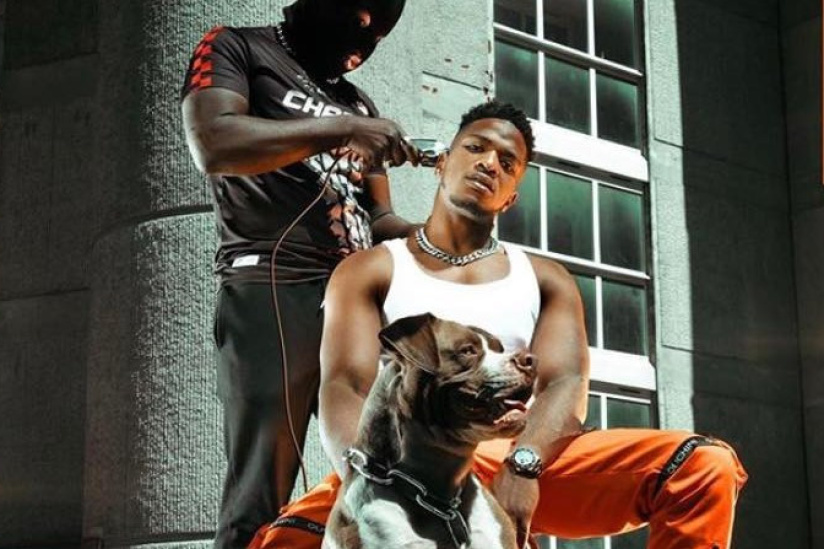 Niska en concert à l'AccorHotels Arena de Paris en avril 2020