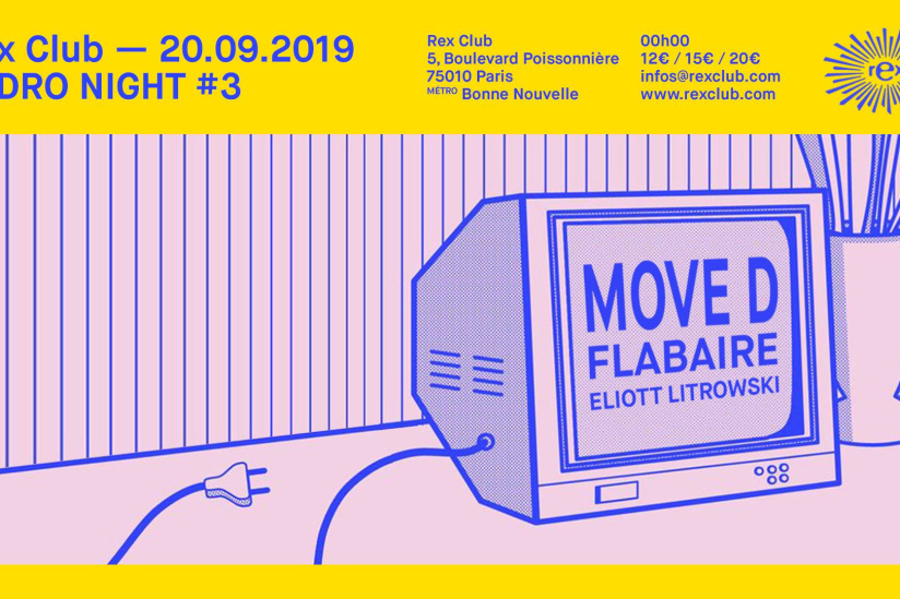 Pedro Night #3 au Rex Club avec Move D, Flabaire et Eliott Litrowski