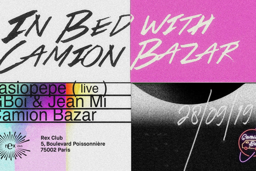 In bed with Camion Bazar au Rex Club