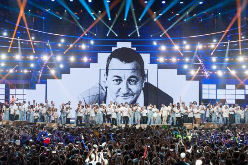 Les Enfoirés à l'AccorHotels Arena de Paris en janvier 2020