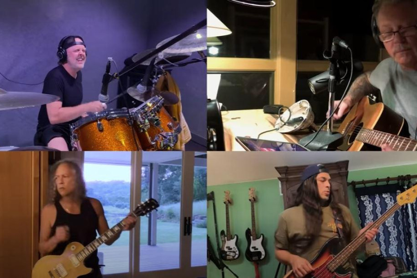 Metallica diffuse une nouvelle version de 'Blackened' en confinement 