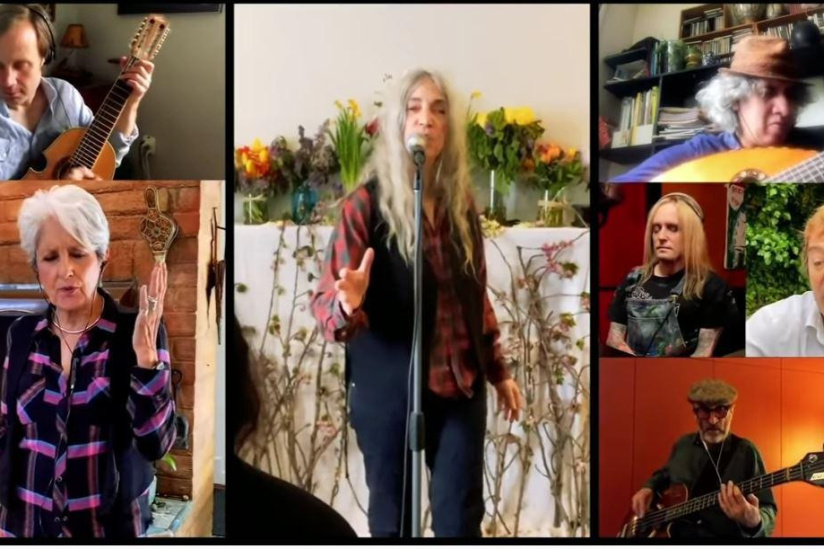 Vidéo Pathway to Paris : Patti Smith, Joan Baez, Ben Harper... chantent ‘People Have the Power’ 