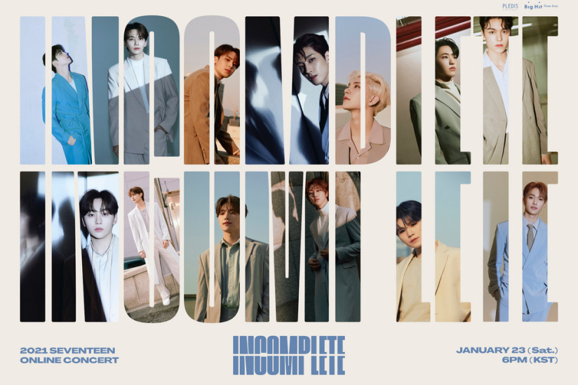 Seventeen : le groupe de K-pop annonce son nouveau concert en live streaming 'In-Complete'