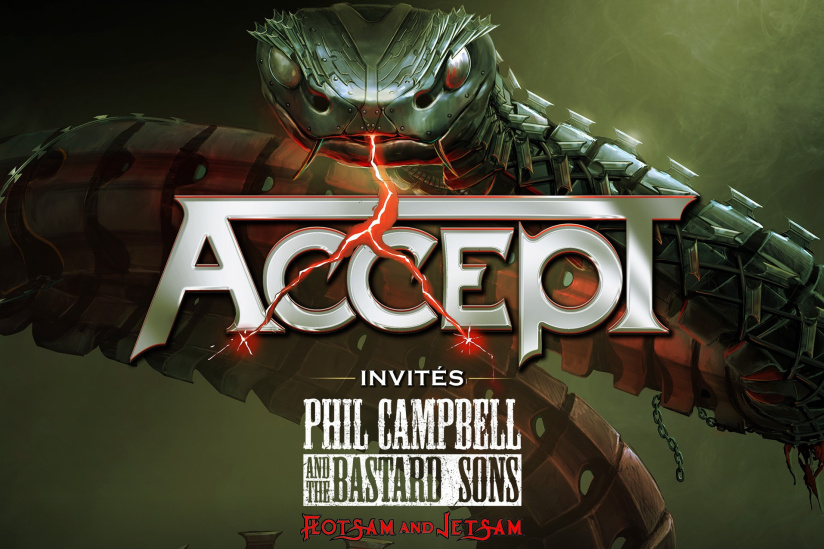 Accept en concert au Bataclan à Paris en janvier 2022 