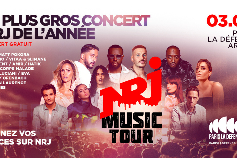 NRJ Music Tour 2021 à Paris La Défense Arena: Gims, Soprano, Clara Luciani... découvrez le programme