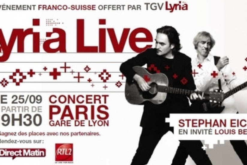 Spectacle Sons & Lumières sur le parvis de la Gare de Lyon 