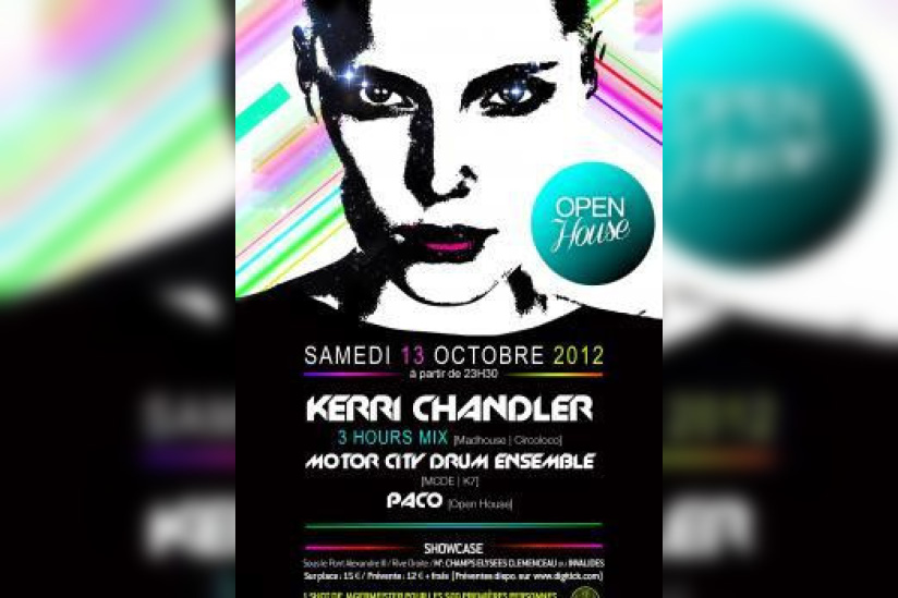Open House au Showcase avec Kerri Chandler, Motor City Drum Ensemble 