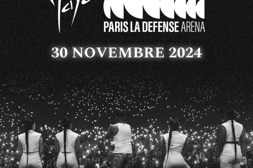 Tayc en concert à Paris La Défense Arena en novembre 2024