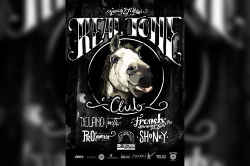 Real Tone Club au Showcase avec Delano Smith, Prosumer, Shonky et Franck Roger 