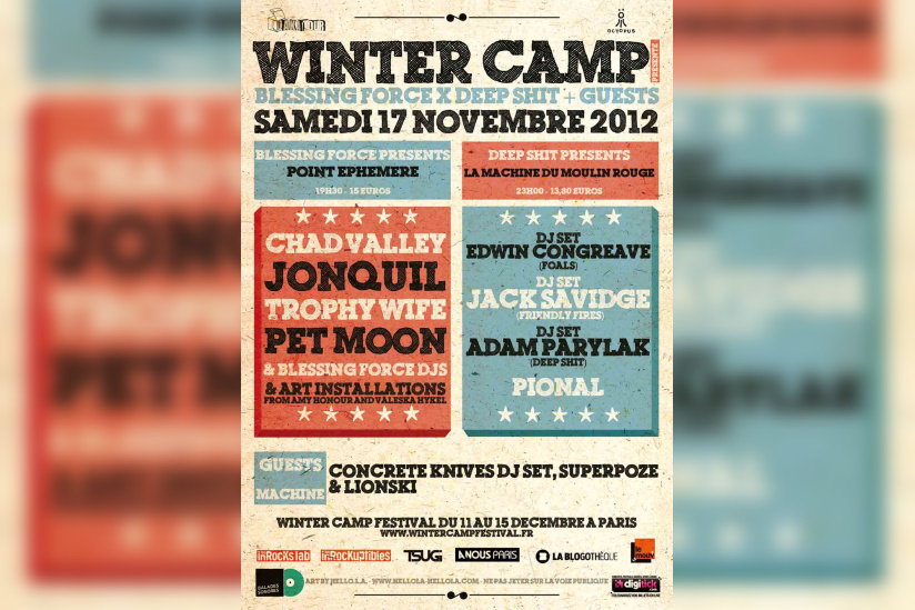 Winter Camp festival : Warm up à la Machine du Moulin Rouge