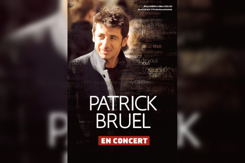 Patrick Bruel en concert unique à Paris Bercy en 2013