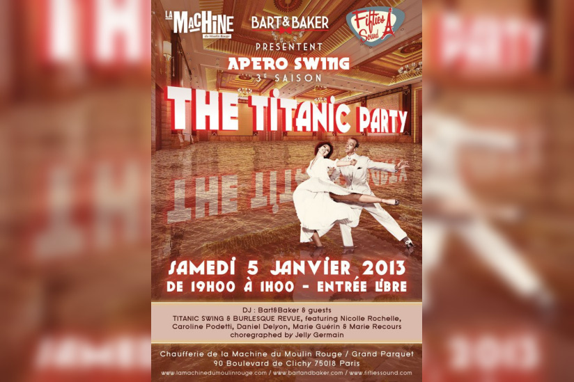 Apéro Swing & Burlesque : The Titanic Party & Revue à la Machine 