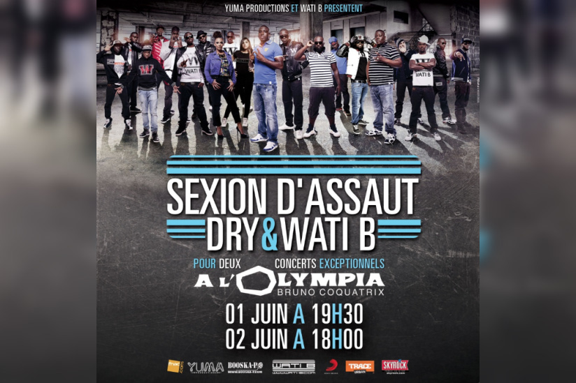 Sexion d’Assaut + Wati B à l’Olympia pour deux concerts 