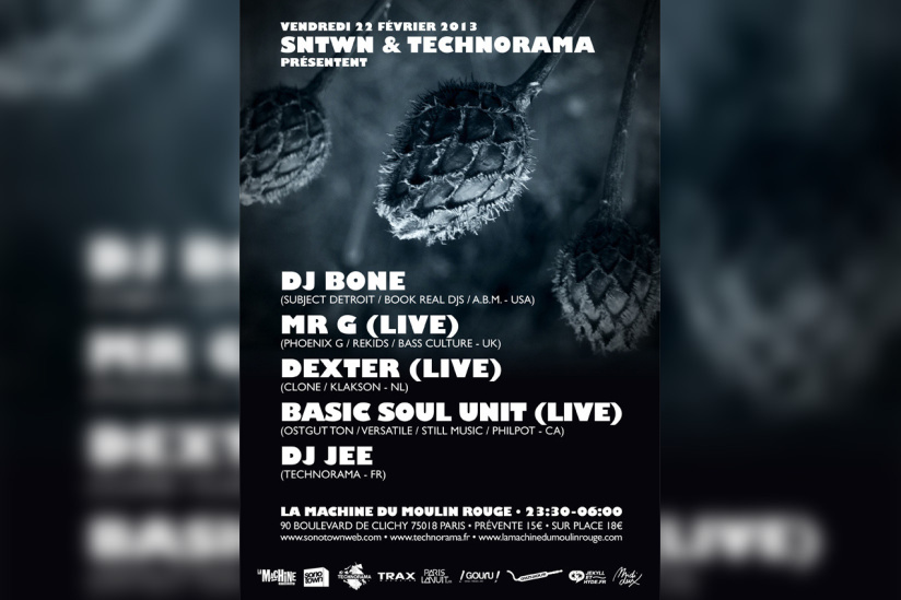 DJ Bone + Mr G + Dexter + Basic Soul Unit à la Machine du Moulin Rouge