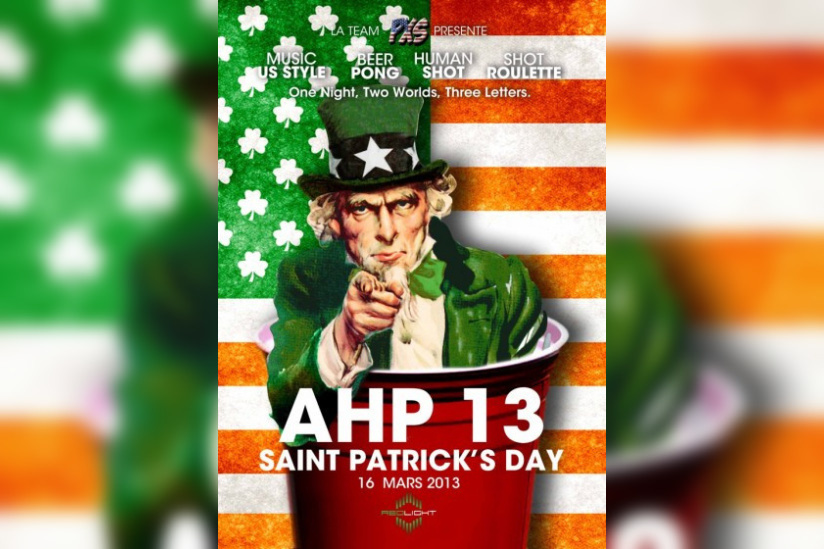 L’American Home Party célèbre la Saint Patrick 2013 au Redlight