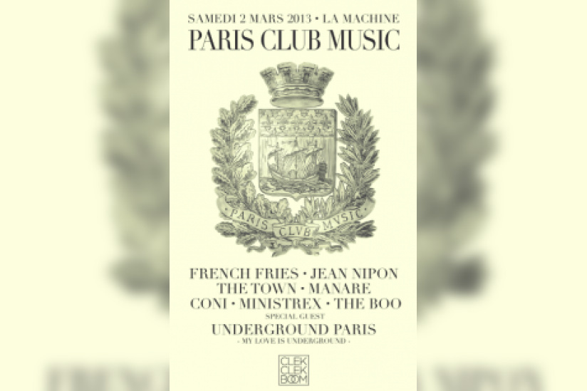 Clekclekboom presents Paris Club Music à la Machine 