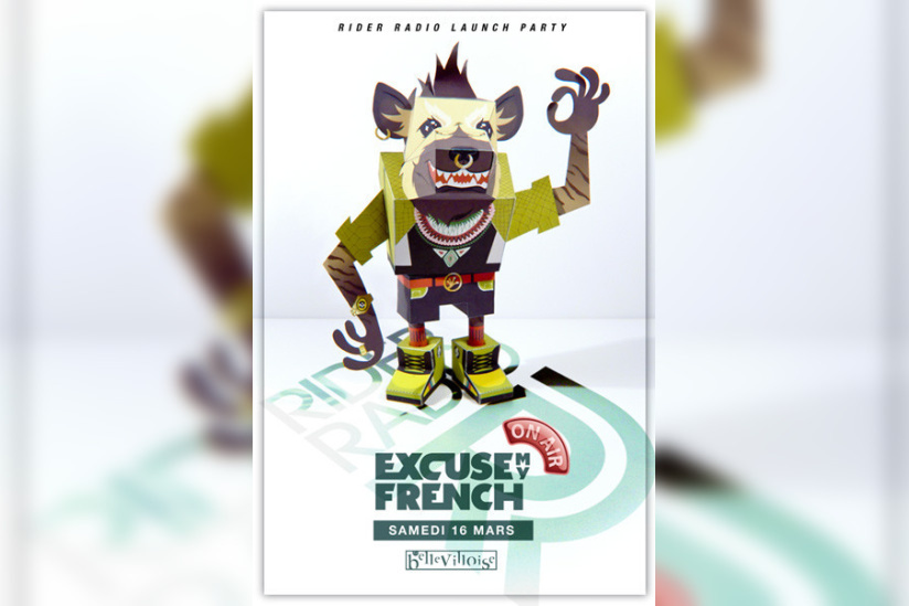  Excuse My French X Rider Radio à la Bellevillloise 