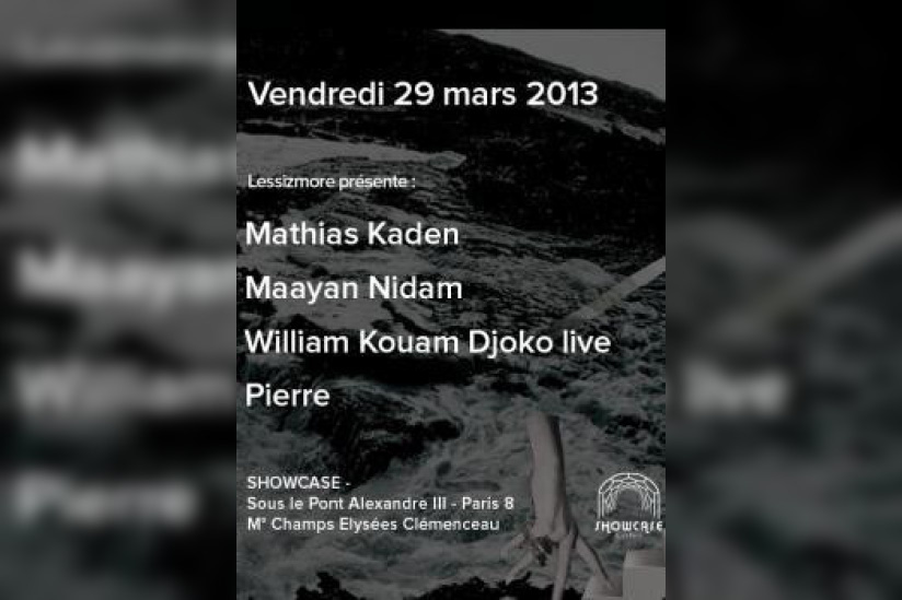 Soirée Lessizmore au Showcase avec Mathias Kaden
