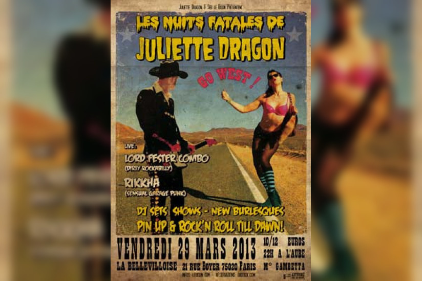 Les Nuits Fatales de Juliette Dragon à la Bellevilloise : 10 ans déjà !