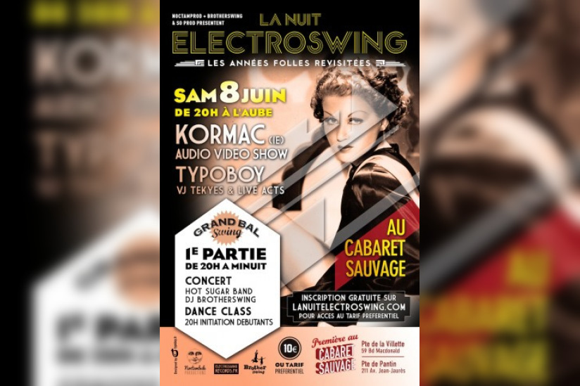 La Nuit Electroswing : les années folles revisitées au Cabaret Sauvage
