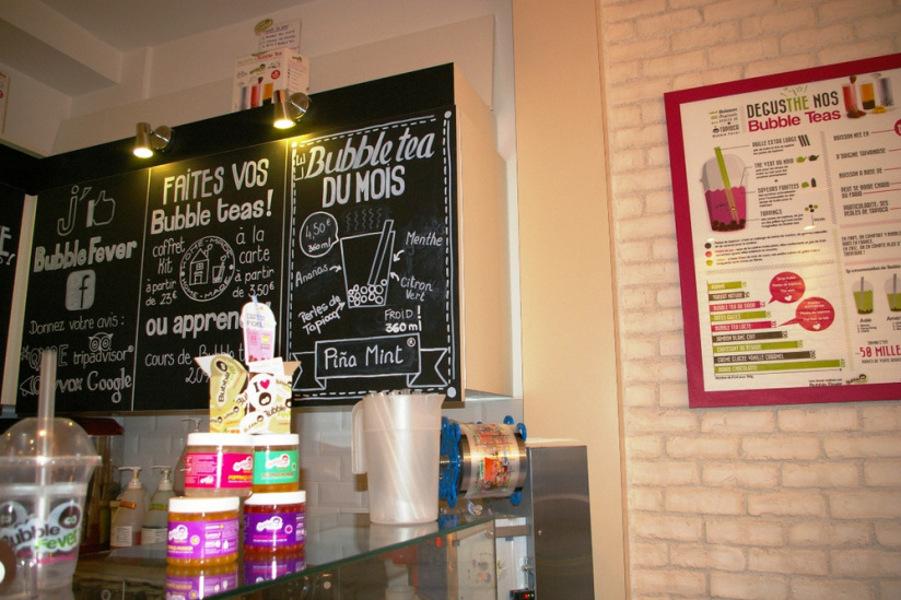 Bubble Fever Café : la folie des Bubble teas débarque à Paris 