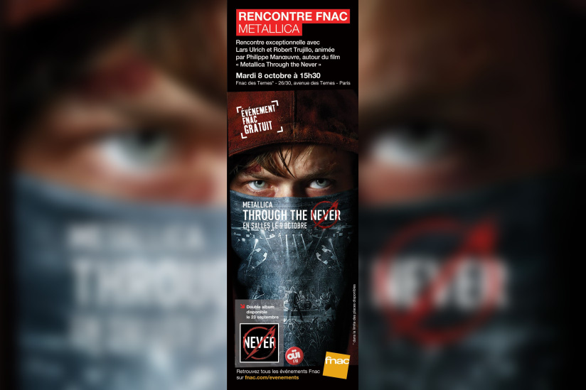 Metallica en rencontre exceptionnelle à la Fnac des Ternes