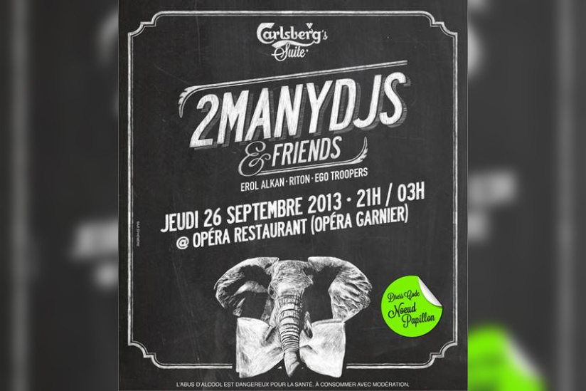 Unbottle Yourself présente 2ManyDJs & Friends : gagnez vos places!