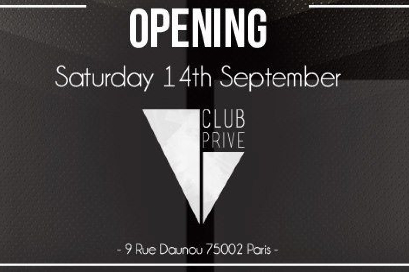 Ouverture du "V" Club à Paris 