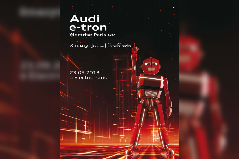 Audi e-tron électrise Paris 