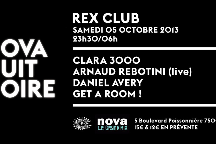Nuit Noire Nova au Rex Club