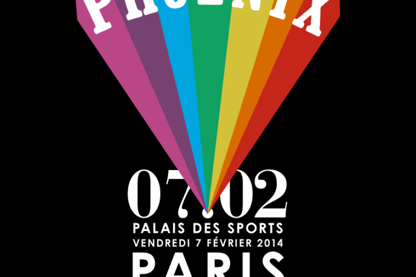 Phœnix en concert unique au Palais des Sports de Paris en 2014 