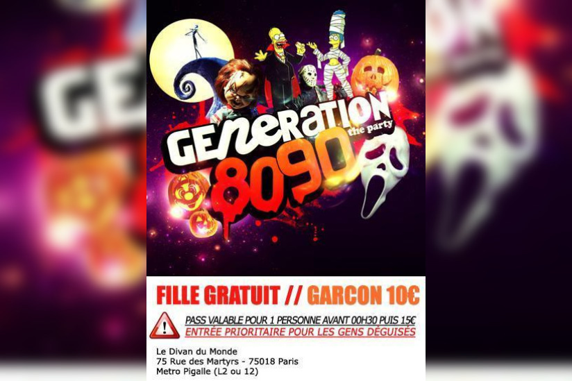 GENERATION 80-90 "Halloween Party"