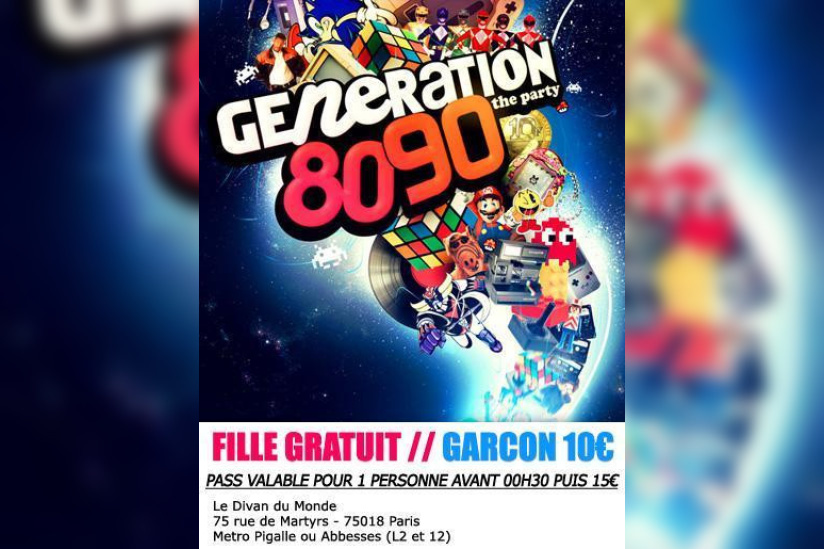 GENERATION 80-90 au DIVAN DU MONDE
