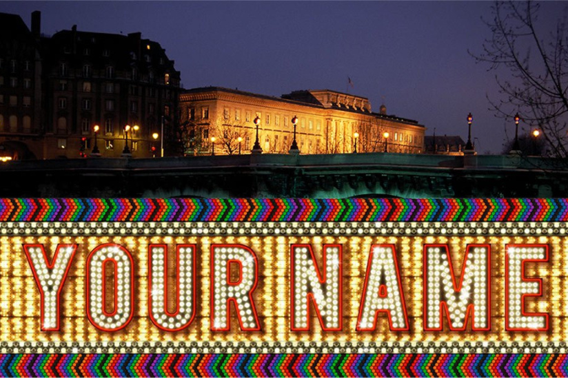 Your name in lights