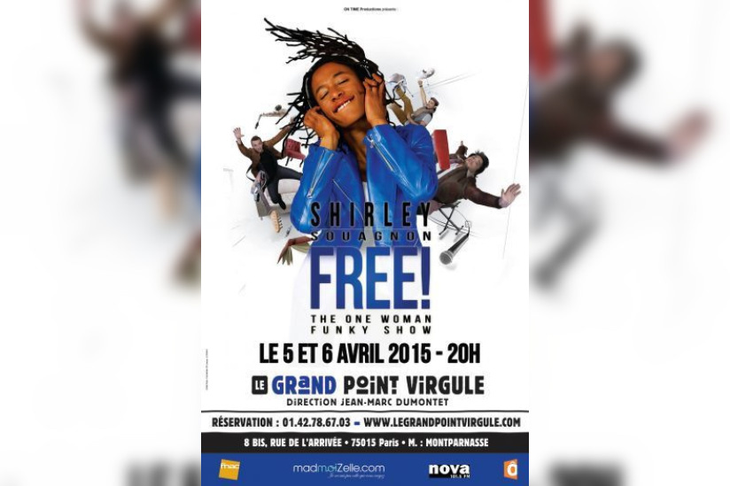 Shirley Souagnon présente Free au Grand Point Virgule