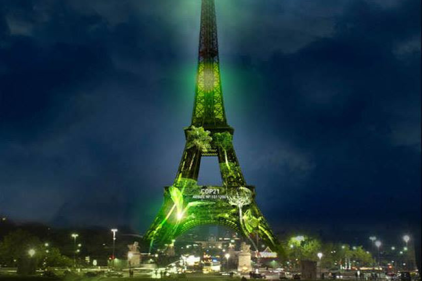 COP21 : One Heart One Tree, une forêt à la Tour Eiffel