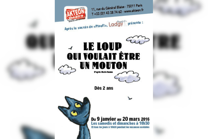 Le loup qui voulait être un mouton à l'Aktéon théâtre