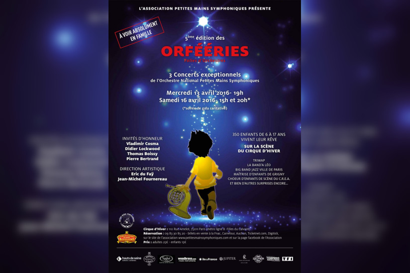 L'Orchestre National des Petites Mains Symphoniques au Cirque d'Hiver