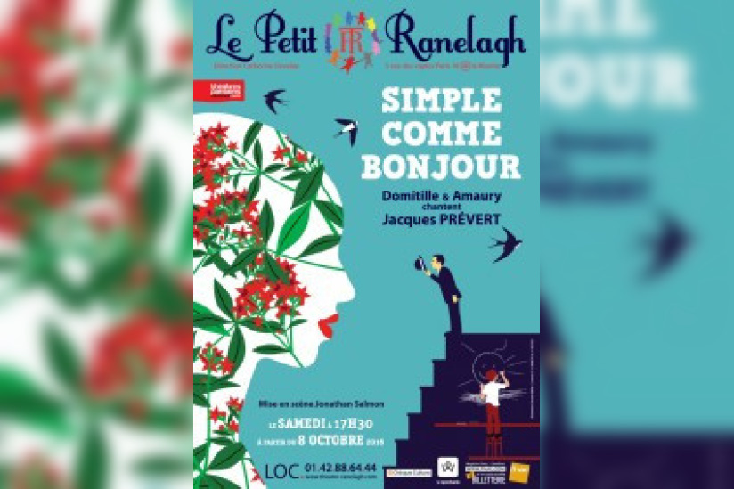 Simple comme bonjour, le spectacle sur Prévert au théâtre du Ranelagh