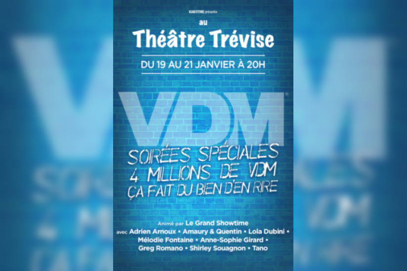 VDM fête ses 4 millions d'anecdotes au théâtre Trévise