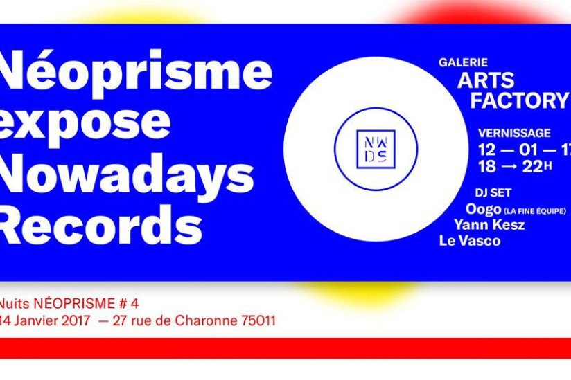 Néoprisme expose Nowadays Records à la galerie Arts Factory