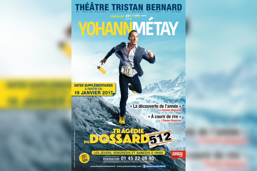 Yohann Metay dans Le dossard 512 au théâtre Tristan Bernard : notre critique