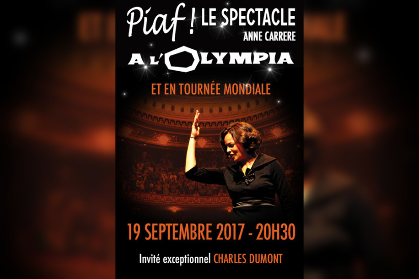 Piaf ! le spectacle à l'Olympia en septembre 2017