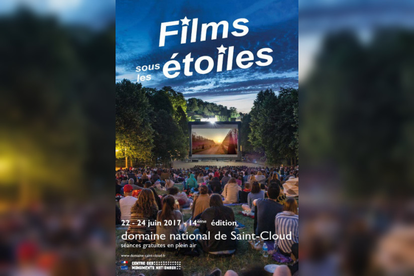 Films sous les étoiles à Saint-Cloud, festival de cinéma en plein air 2017