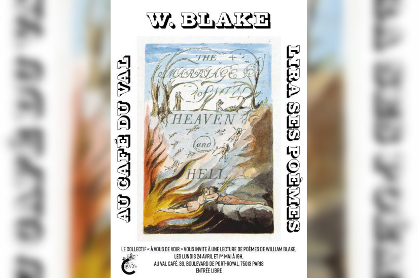 Lecture de William Blake et couscous offert au Val Café